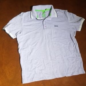 Light blue Hugo Boss polo shirt